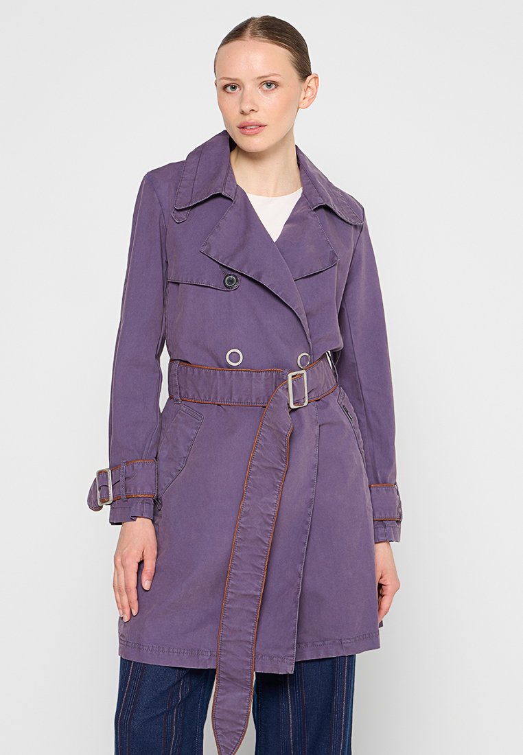 khujo Trenchcoat paars
