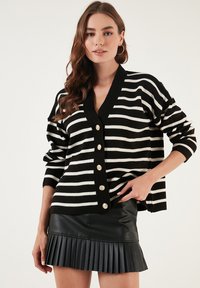 LELA Kardiganas - black/cream