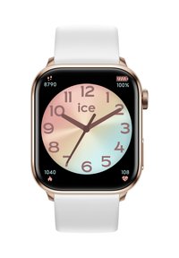 Smartwatch - rose gold coloured white