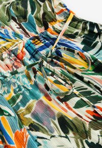 Next KIMONO SLEEVE TIE WAIST - Maksimekko - green blue palm print