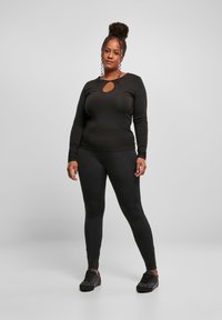 Urban Classics LADIES HIGH WAIST TECH LEGGINGS - Leggings - black