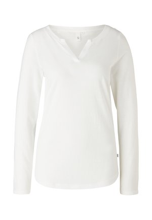 À MANCHES LONGUES AU STYLE SOIGNÉ - Langarmshirt - ecru