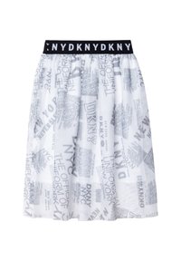 DKNY Áčková sukně - blanc noir