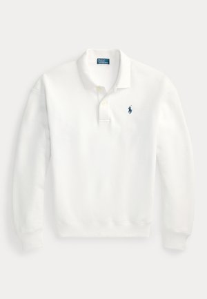 Polo Ralph Lauren POLO-COLLAR PULLOVER - Bluză de molton - white