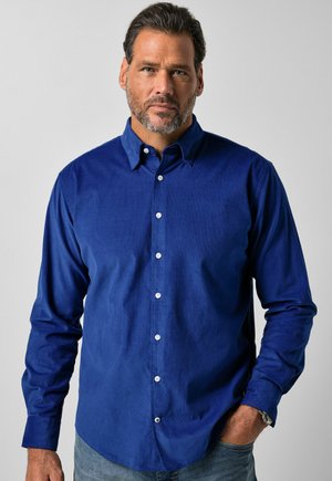 JP1880, CORDUROY SHIRT, LONG SLEEVE, MODERN FIT, CONCEALED BUTTON-DOWN COLLAR, UP - Camisa - royal blue
