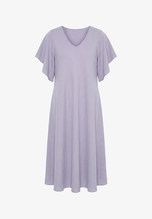 MIAMODA, KLEID, A-LINIE, MIDILÄNGE, FEINE STRUKTUR, FLÜGEL-HALBARM - Freizeitkleid - medium grey