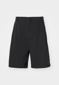 WIDE LEG - Lühikesed püksid - black