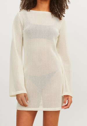 Gebreide jurk - light yellow