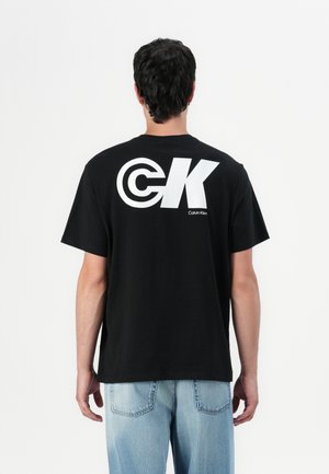 SPORT LOGO GRAPHIC TEE - Marškinėliai su spaudiniu - black