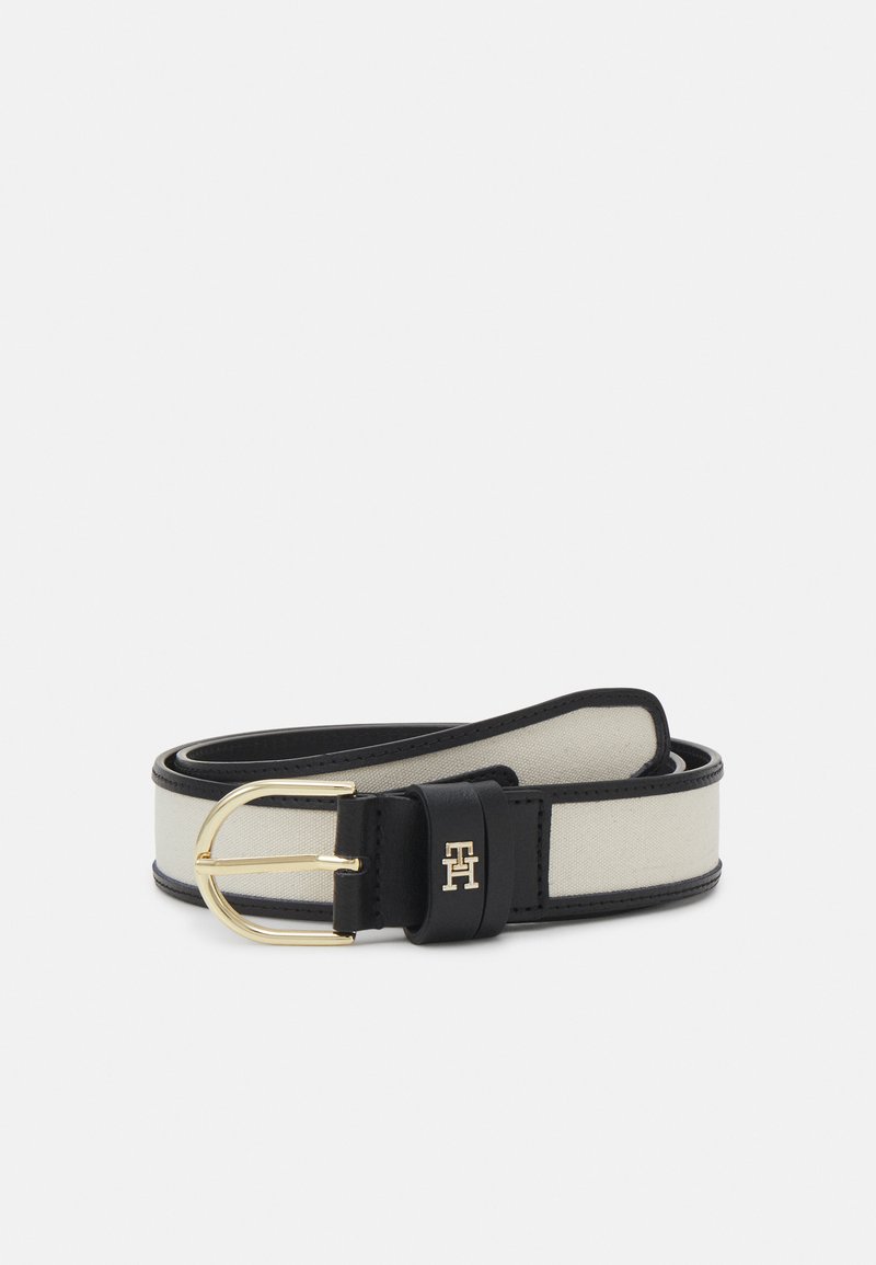 Tommy Hilfiger - ESSENTIAL EFFORTLESS 3.5 CB - Cinturón - white clay / black, Ampliar