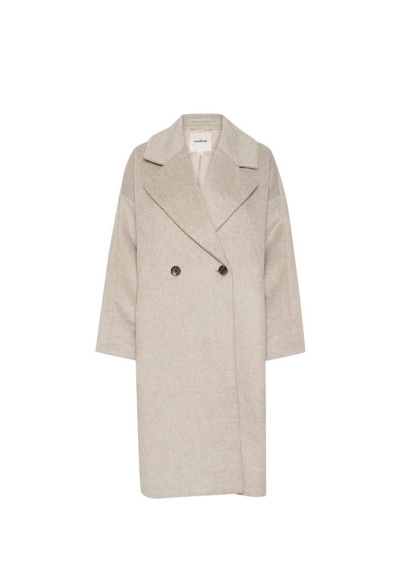 Soaked in Luxury SLCALLIOPE Klassischer Mantel oatmeal melange