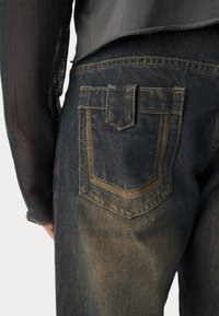 Jaded London INDIGO SLUB  - Τζιν χαλαρής εφαρμογής - mid wash