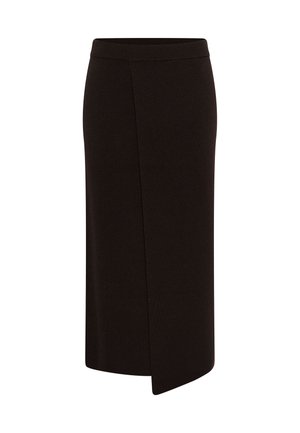 Gestuz, MANZI SKIRT - Jupe crayon - ganache
