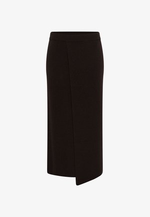 Gestuz, MANZI SKIRT - Jupe crayon - ganache