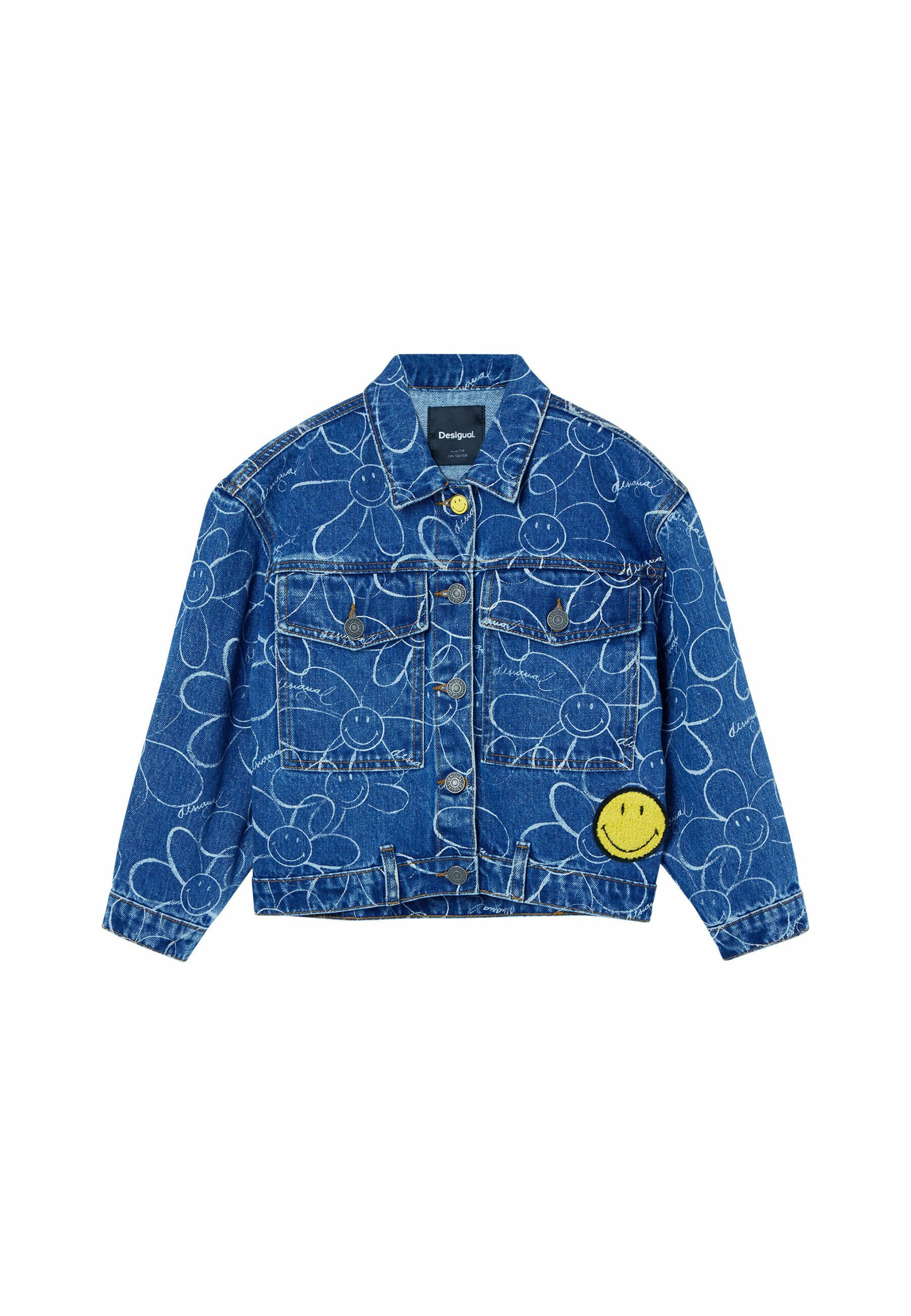 Haut (T-shirt) Desigual Pour Fille - Taille 13/14 Ans - Bleu - 100% Coton - Neuf Avec étiquette
