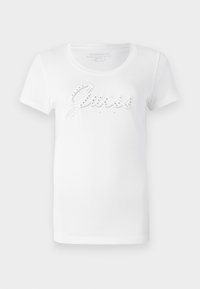 EMBRO SCRIPT LOGO TEE - T-shirt con stampa - pure white