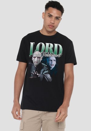 Cotton Soul, HARRY POTTER LORD VOLDEMORT HOMAGE - Print T-shirt - black
