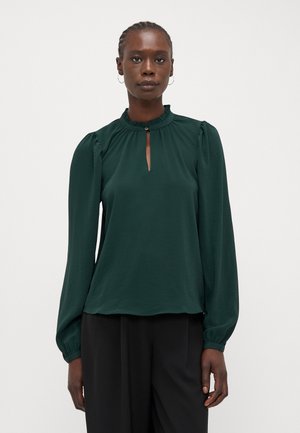 VMANI FRILL  - Bluse - pine grove