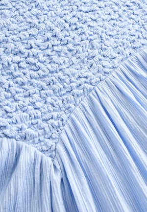 Next REGULAR FIT STRAPPY SHIRRED - Jerseykleid - cornflower blue