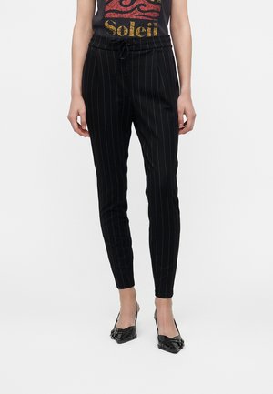Vero Moda, VMEVA LOOSE STRING PANT - Broek - black/white