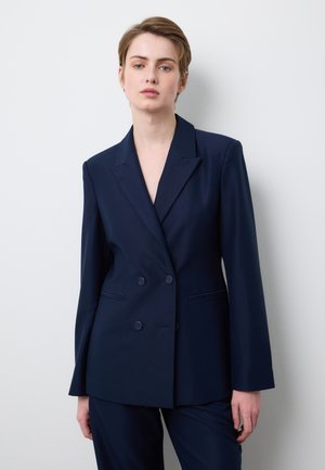 DOUBLE-BREASTED REGULAR FIT - Blazer - dark blue