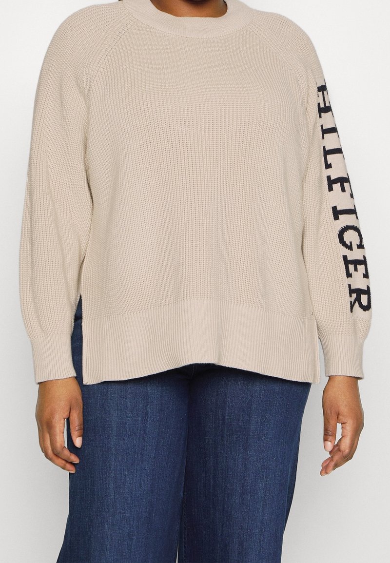 Tommy Hilfiger Curve Pullover - beige