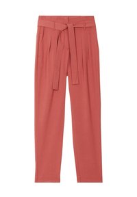 FLIESSENDE PAPERBAG - Pantalon classique - vieux rose