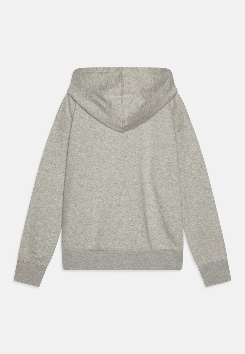 Sweat zippé Bio - Gris Chiné - Femme