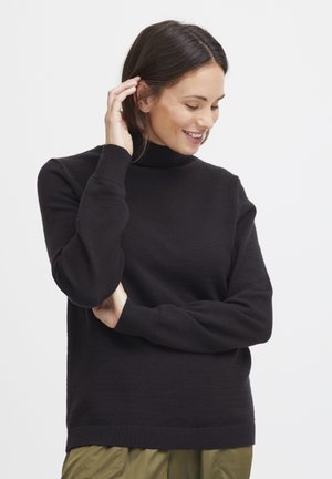 b.young BYMANINA - Strickpullover - black