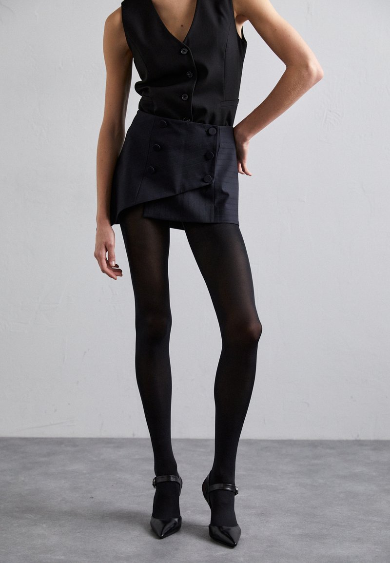 Materiel - DOUBLE BREASTED LINED SKIRT - Mini skirt - dark navy, Enlarge