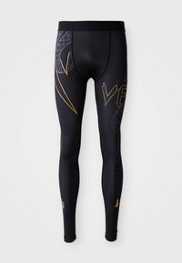 SERPENTI SPATS - Leggings - black/silver-coloured/gold-coloured