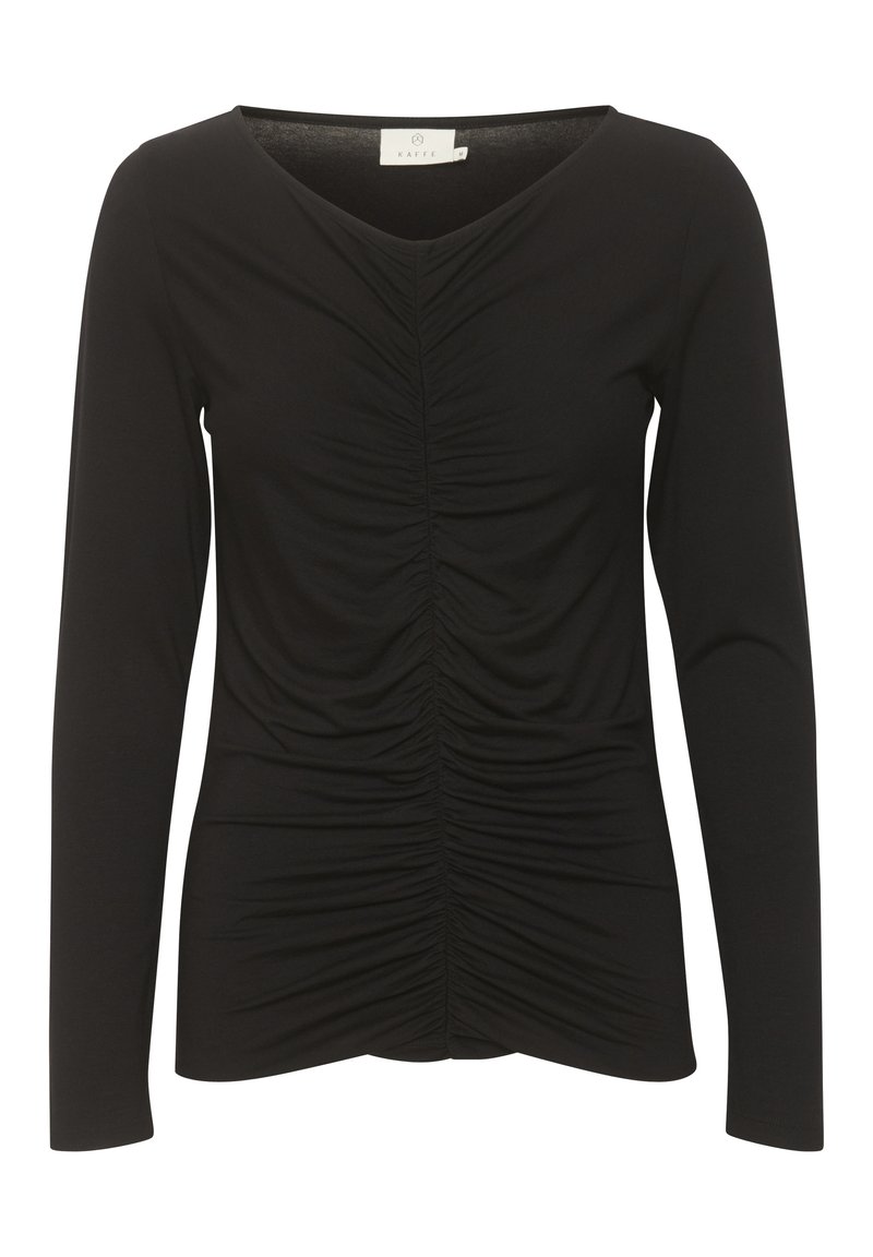 Kaffe Longsleeve gemêleerd zwart
