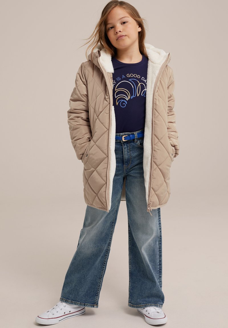 WE Fashion Žieminis paltas - beige