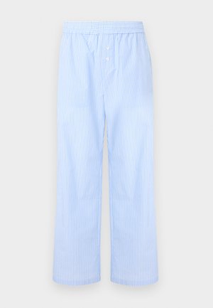 Fiorucci STRIPED LOGO TROUSERS UNISEX - Calças - light blue
