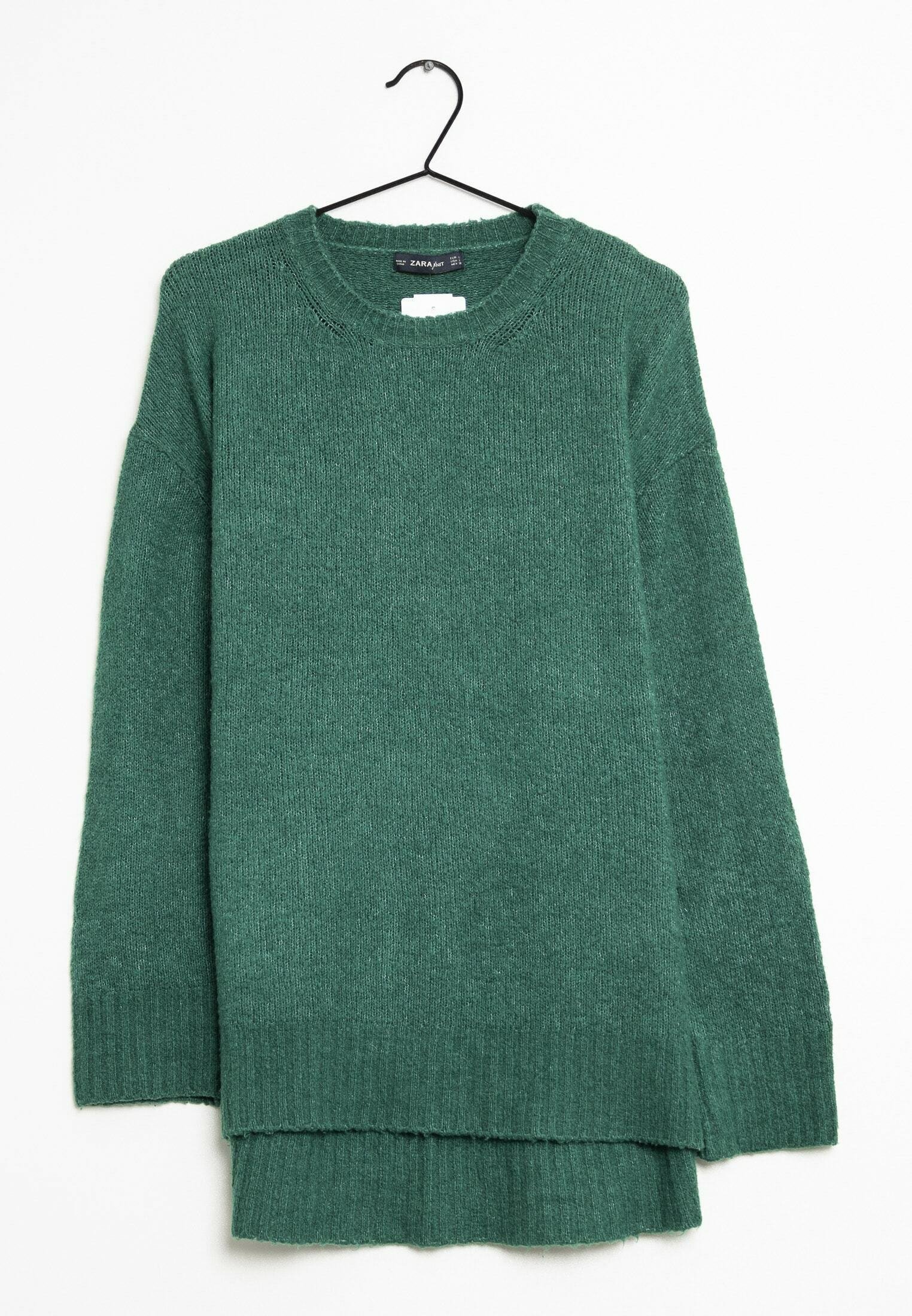 Zara Strickpullover green/grün (Pre-owned)