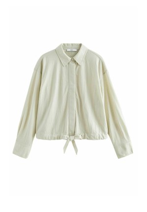 RELAXED FIT DRAWSTRING HEM  - Paitapusero - ecru