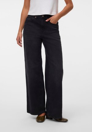 Vero Moda, VMOLIVIA - Wide leg - black denim