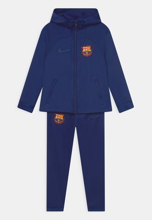 FC BARCELONA STRIKE TRACKSUIT SET UNISEX - Artykuły klubowe - blue void/black