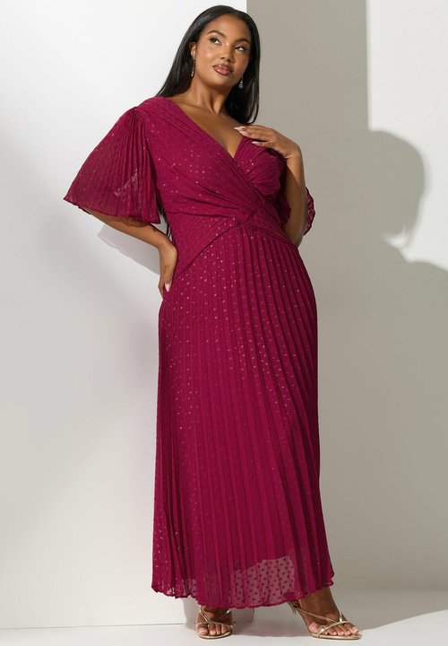 Ombre Maxi dress - burgundy/dark red - Zalando Ombre Maxi dress - burgundy/dark red - Zalando
