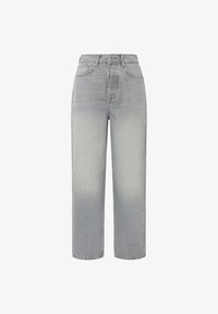 Jeans Pepe Jeans Fit Barrel Vita Alto Addison - 100% Cotone, Taglio Affusolato, Chiusura Con Zip - Foto 3