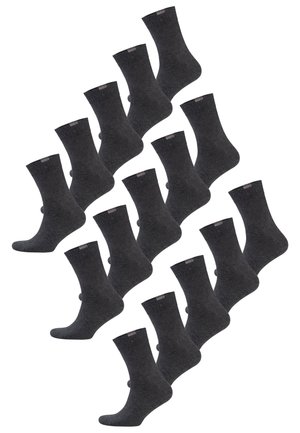 15-PACK PASST PERFEKT BEQUEME ALLTAGS - Socken - anthrazitmelange