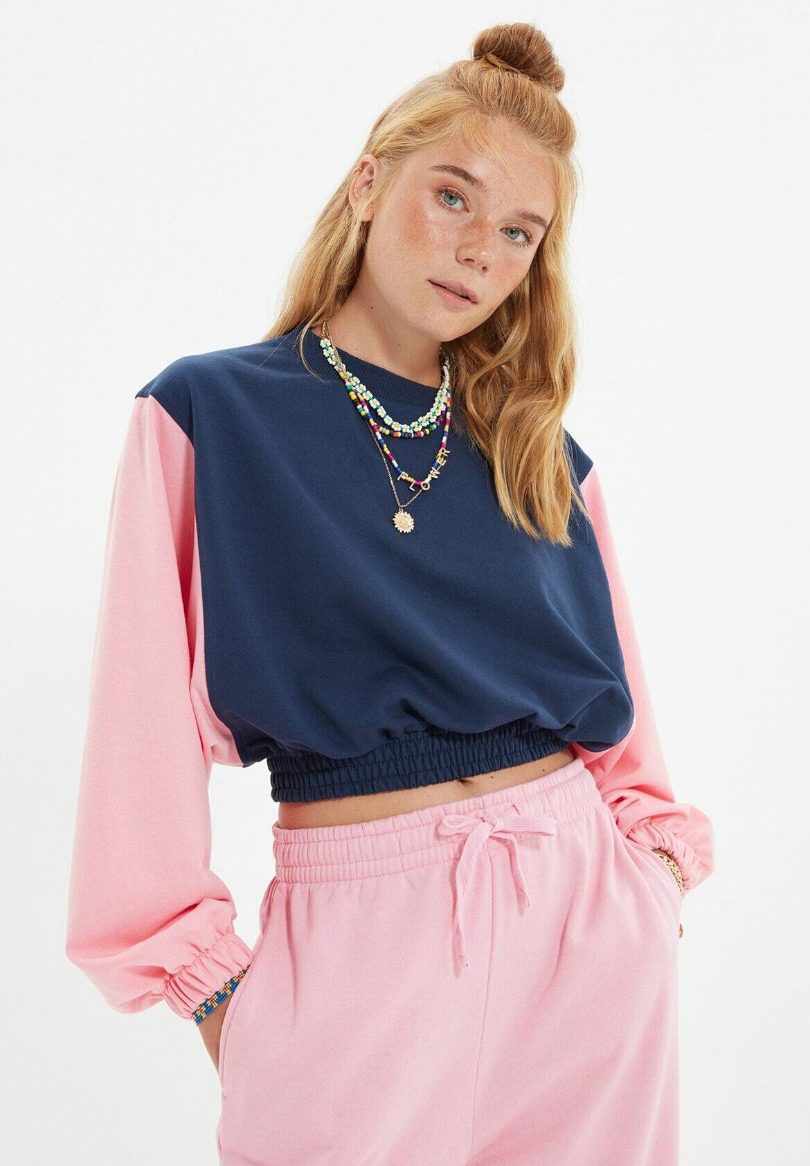 College sweatshirt
