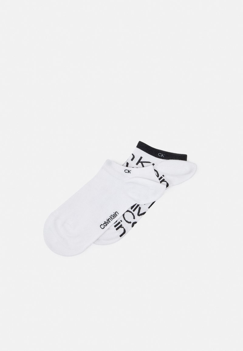 Calvin Klein Underwear - SNEAKER ALL OVER PRINT 2 PACK - Füßlinge - white, Vergrößern