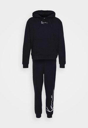 Karl Kani ESSENTIAL TRACKSUIT SET UNISEX - Träningsset - black
