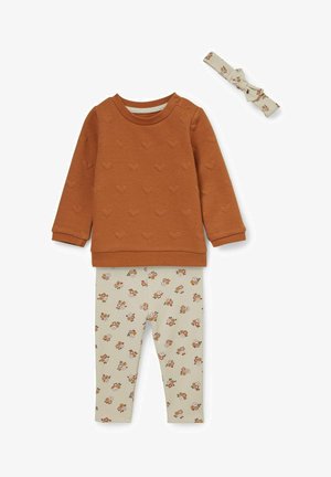 OUTFIT 3 TEILIG - Sweatshirt - havanna