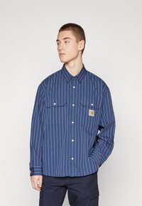 Carhartt WIP ORLEAN SHIRT - Srajca - blue/white