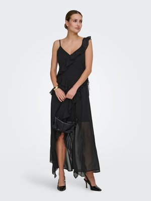 JDY KLEID JDYELVIRA MIDIKLEID - Maxi šaty - black