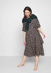 Glamorous Bloom BOW MIDI DRESS - Vestido de dia - black