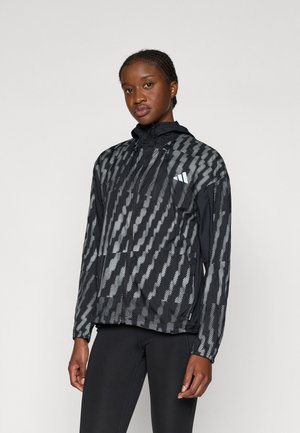 Cortaviento - black/reflective silver-coloured