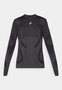 ROAD SEAMLESS TOP - Langarmshirt - performance black
